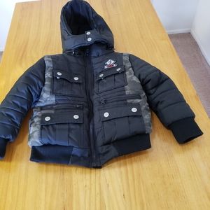 Boys black coat size 4T
